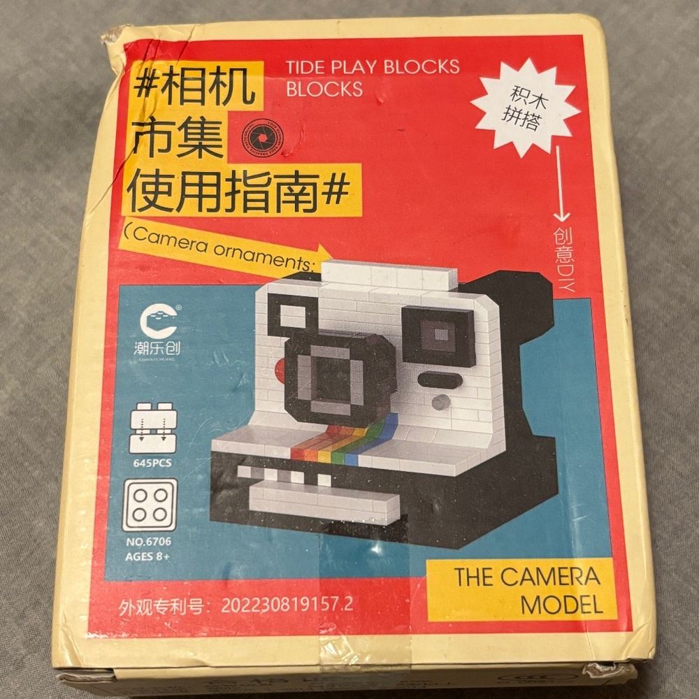 Mini Blocks Instant Camera Model